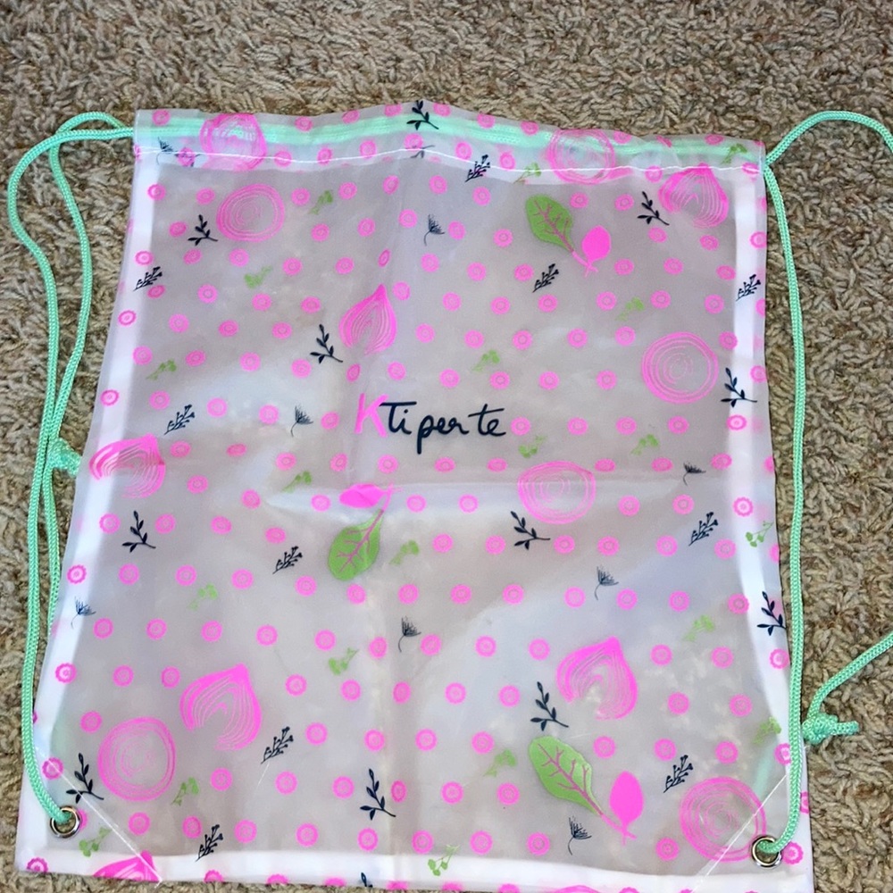 Clear Drawstring Backpack - image 1